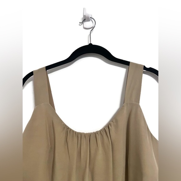 NWT Talula Babaton silk camisole tank, tan, size large - Picture 6 of 7